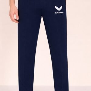 Black Baaj Premium Dark Blue Track Pants for Men | Straight Fit | Two Side Pockets & One Back Pocket | Comfortable & Stylish Everyday Wear